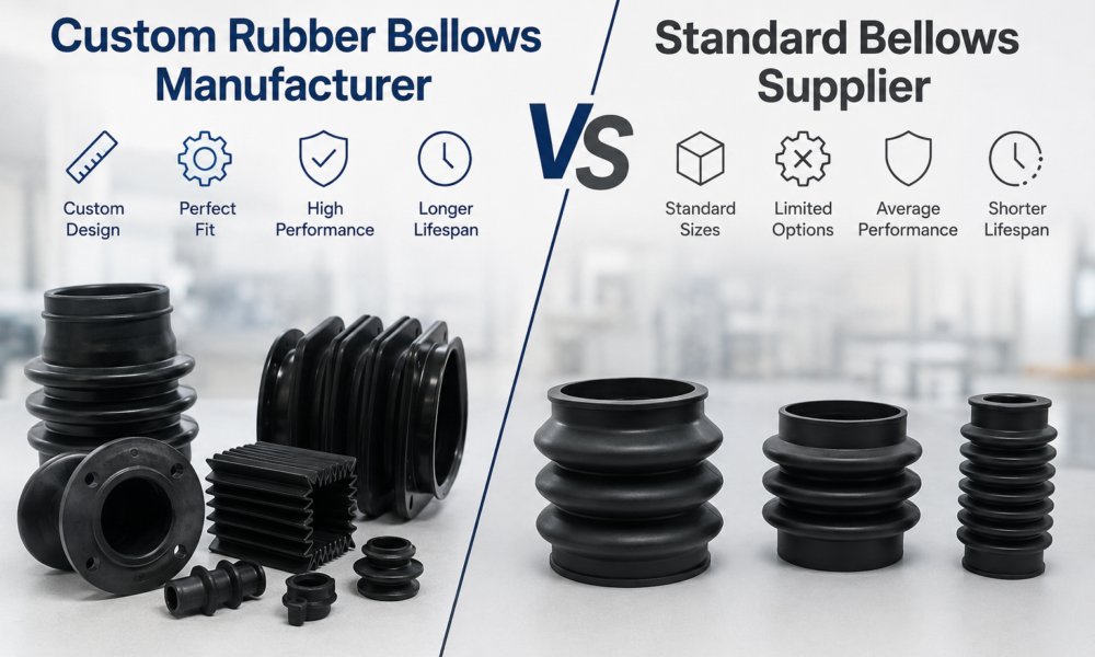 Custom Rubber Bellows Manufacturer vs Standard Bellows Supplier: Which one Better