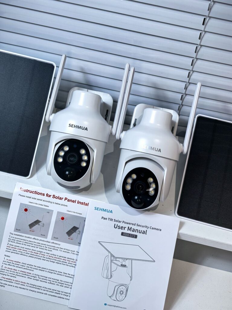 SEHMUA outdoor WiFi security camera with PIR motion detection