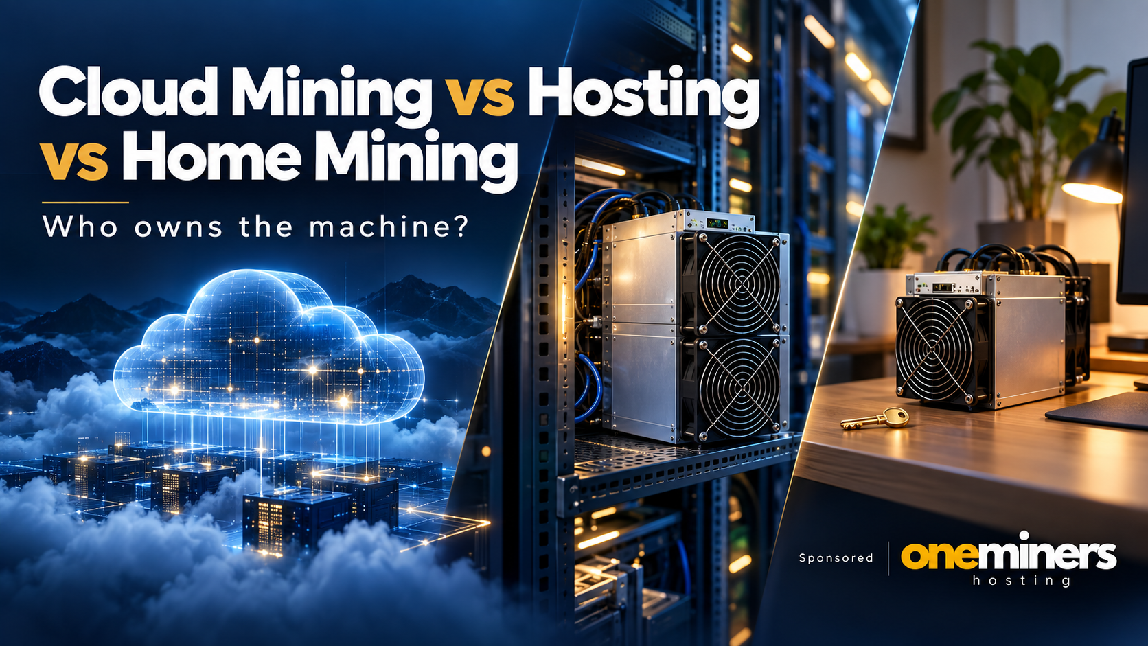 Cloud Mining vs Hosting vs Home Mining