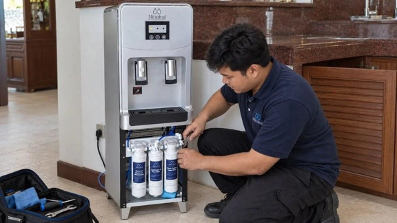 Minairal Air and Pure drinking water systems produce mineralized water from air humidity or tap water for homes, hotels, offices and schools across Thailand.