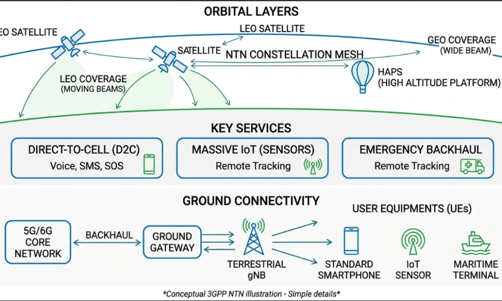 Novel Satellite-Enabled Services: Architecture, Standardized 3GPP Non-Terrestrial Network Integration, and Future Perspectives
