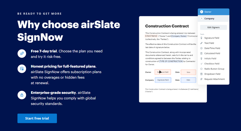 Automating document signing processes