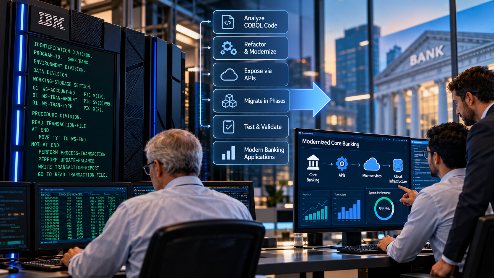 Bridging COBOL to Cloud Banking