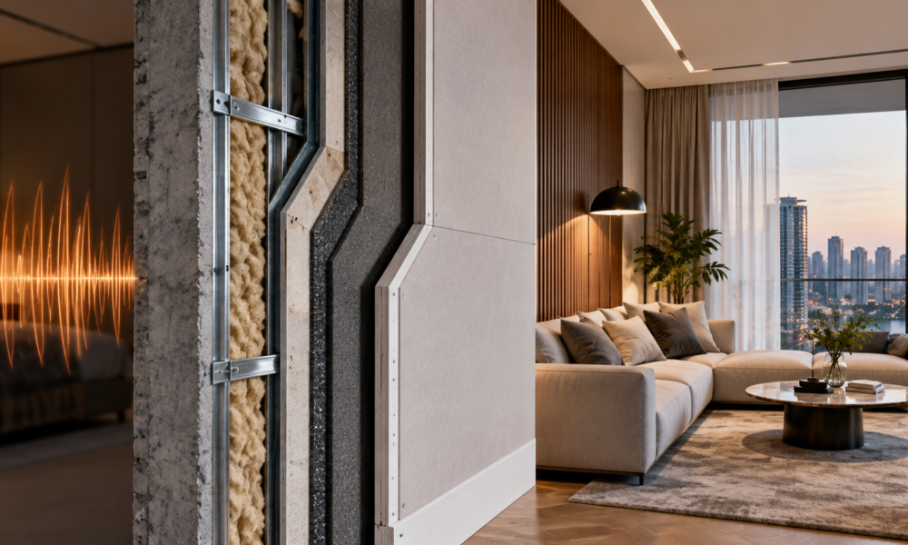 Acoustic Engineering for Privacy in High-End Apartment Complexes