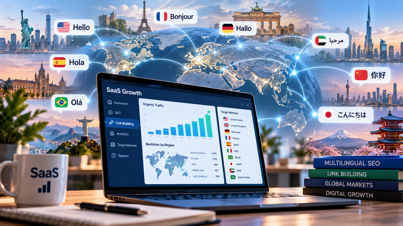 Global SaaS Link-Building Dashboard