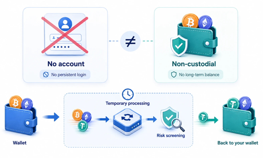 No-Account Crypto Swaps: Services That Work Without Sign-Up