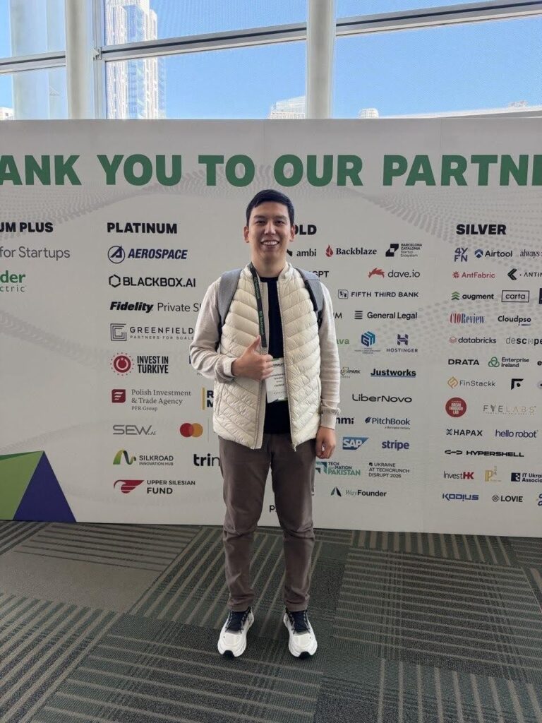 Nurmukhammad Ismoilov at TechCrunch Disrupt 2026 in San Francisco