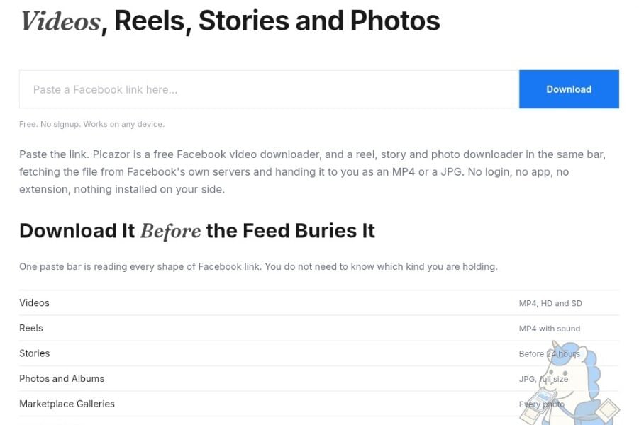 How to Save Facebook Media With Picazor