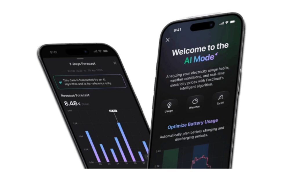 FoxCloud 2.0 AI Mode interface
