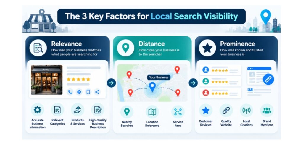 How Google Maps decides which businesses appear