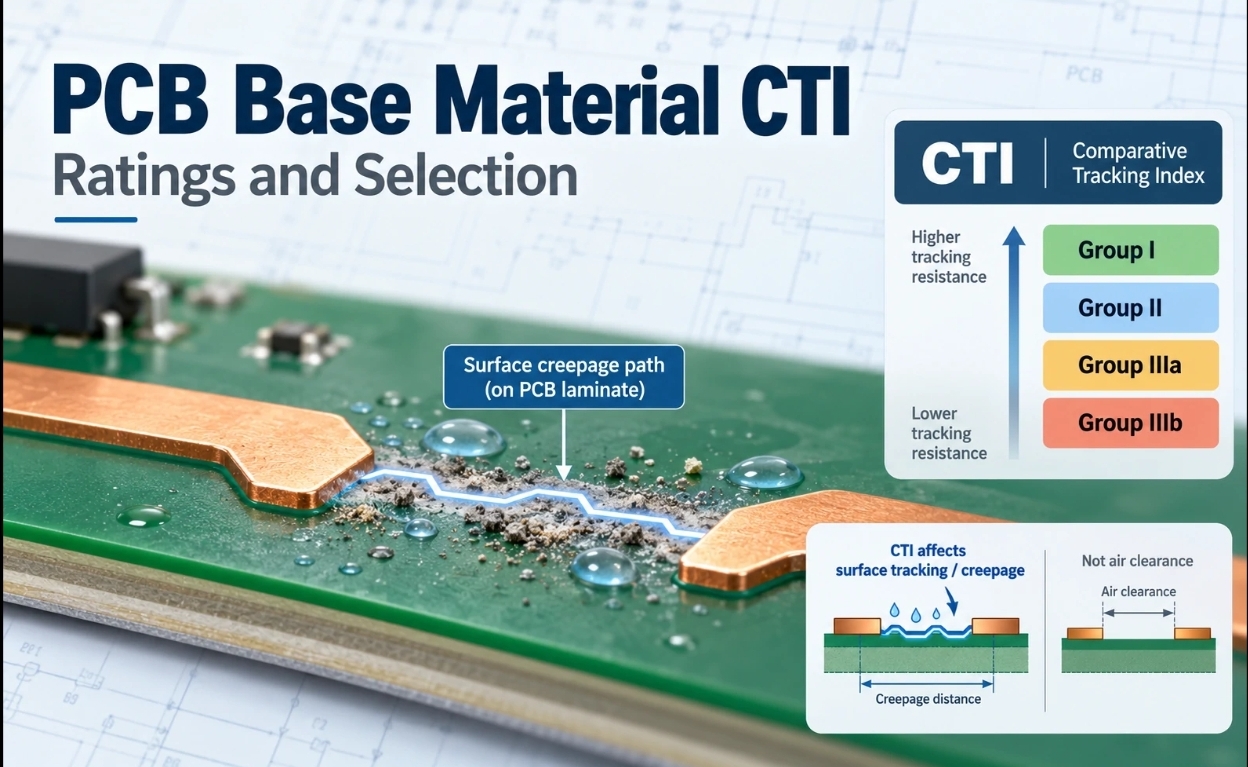 PCB Base Material CTI: Ratings and Selection