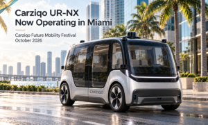 Carziqo Expands UR-NX Autonomous Ride-Hailing Operations to Miami During October Mobility Festival