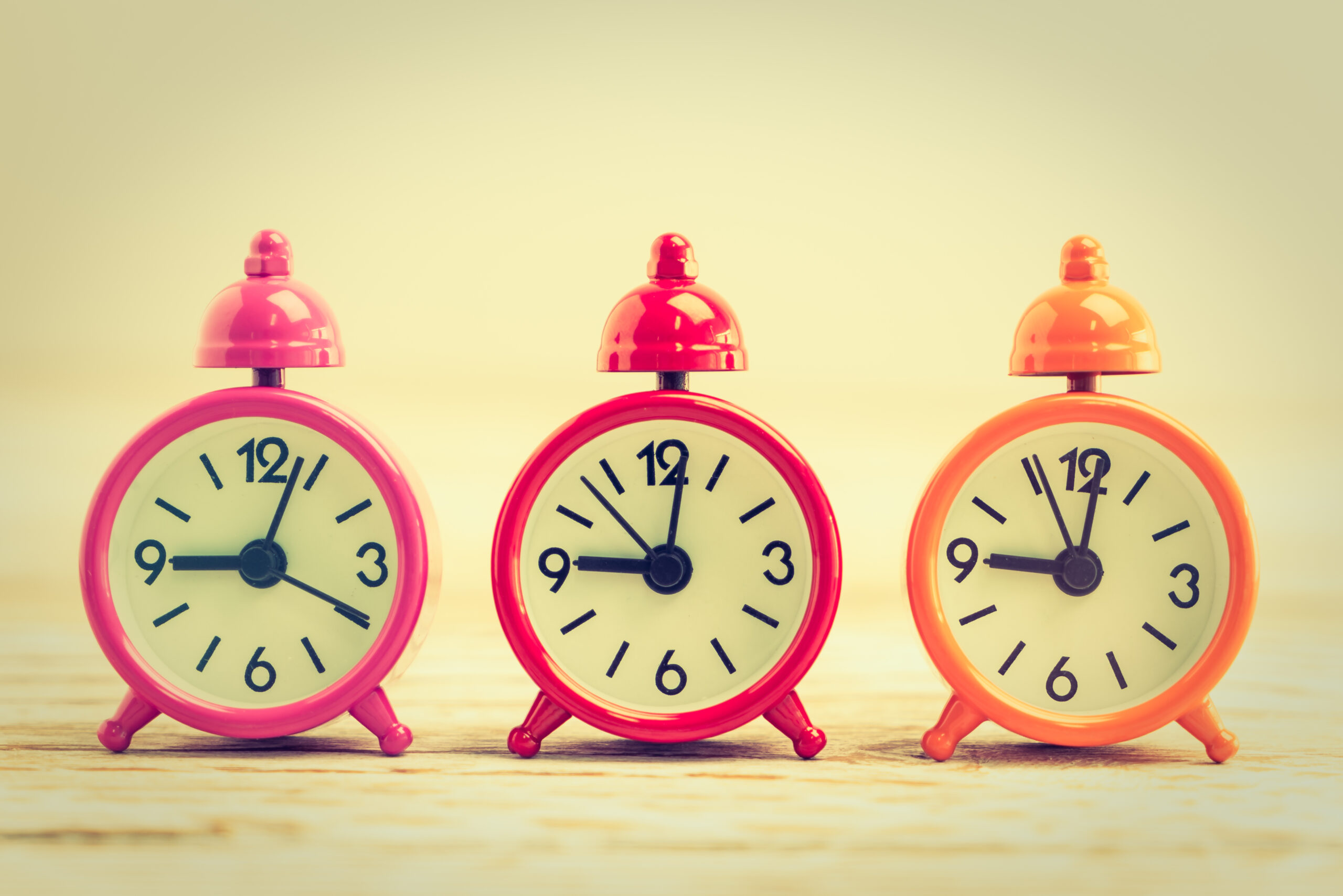 Two Clocks, One Chart: