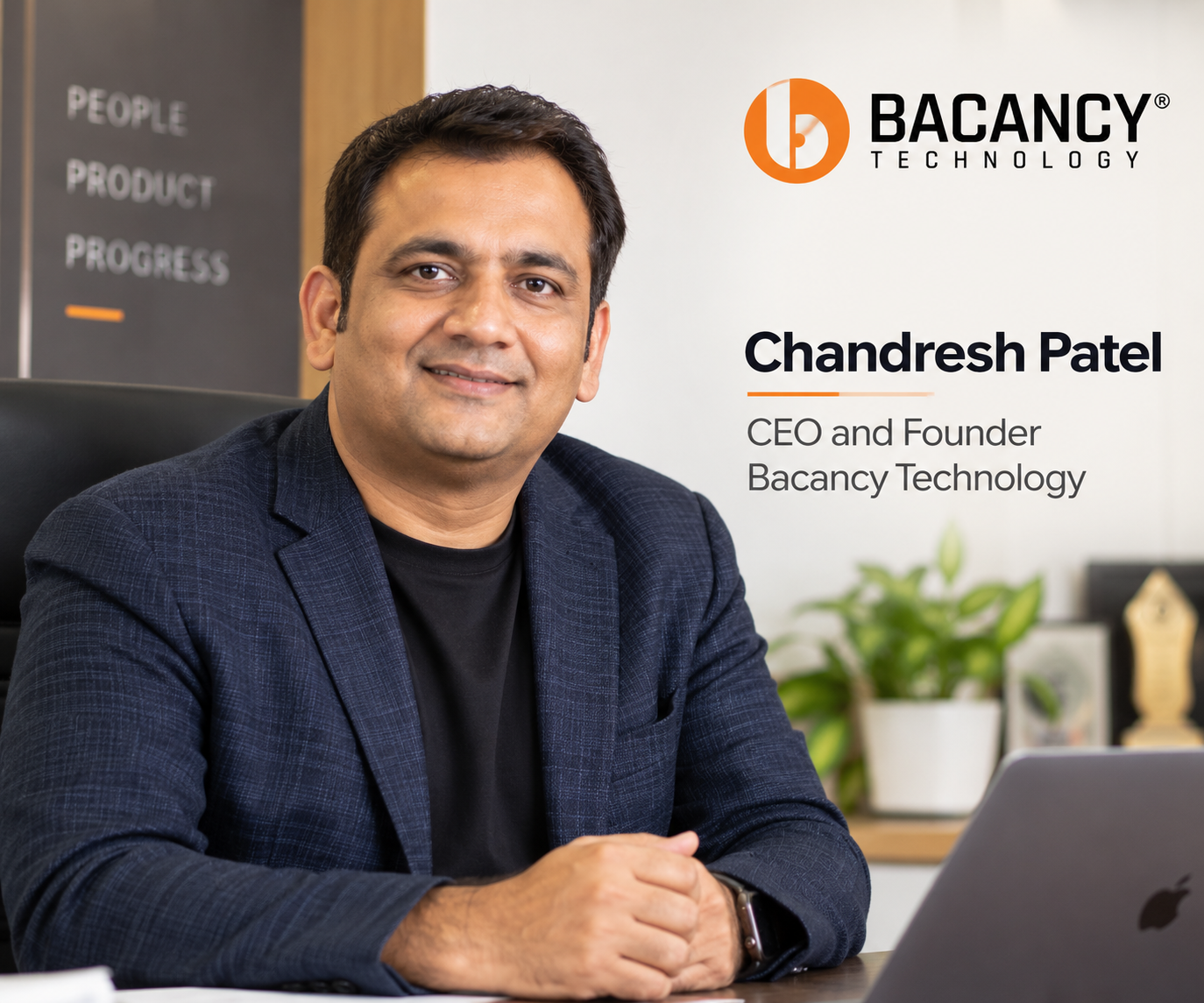 Chandresh Patel, CEO and founder of Bacancy Technology