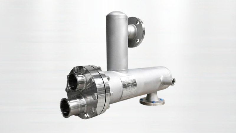 Tube and shell heat exchanger unit
