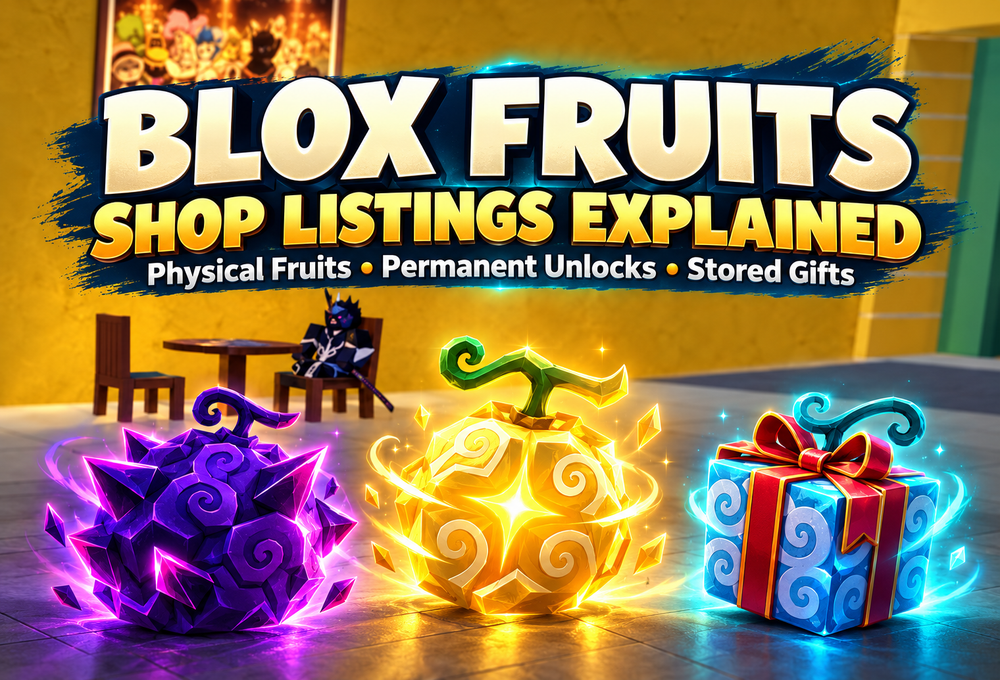 Blox Fruits Shop Listings Explained: Physical Fruits, Permanent Unlocks, and Stored Gifts