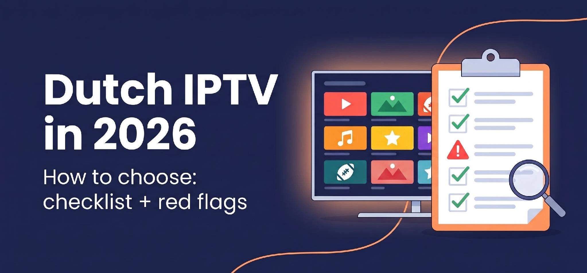 Dutch IPTV in 2026 — how to choose: checklist and red flags