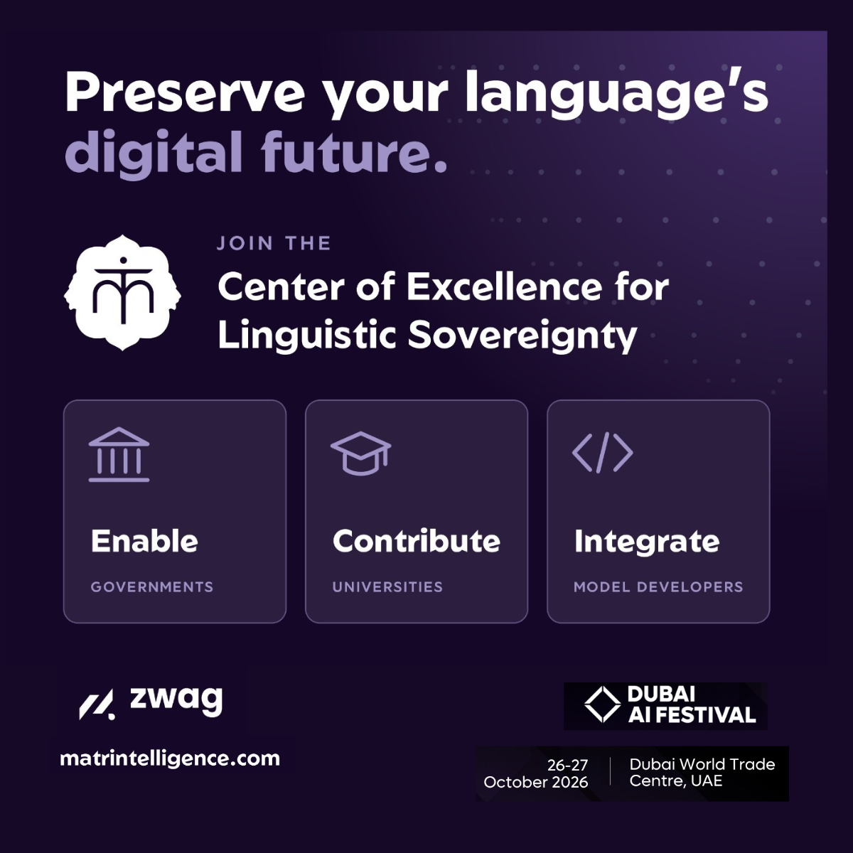 ZWAG AI Takes a Strategic Step Towards Linguistic Sovereignty at the Dubai AI Festival